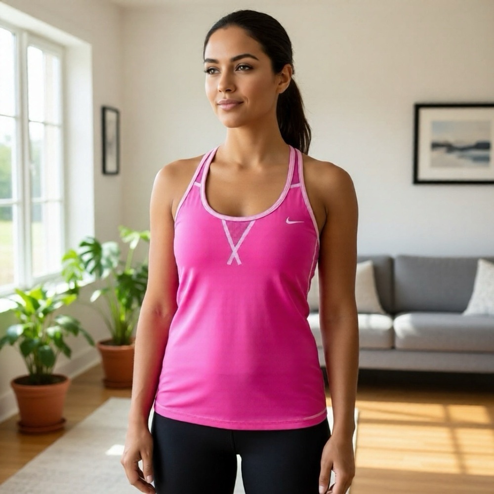 *30off3*‎ Pink Nike Dri-Fit Athletic top​